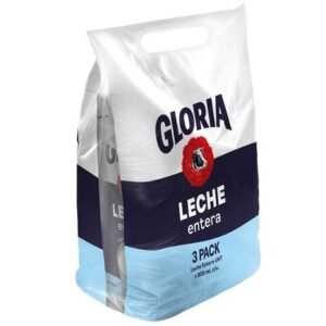 LECHE GLORIA ENTERA EN BOLSA X 3 UND